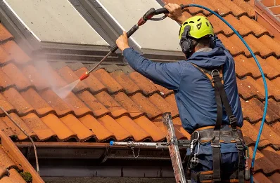 Démoussage et hydrofuge de toiture à Cargèse